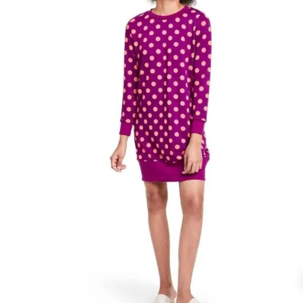 Polka Dot Long Sleeve Dress